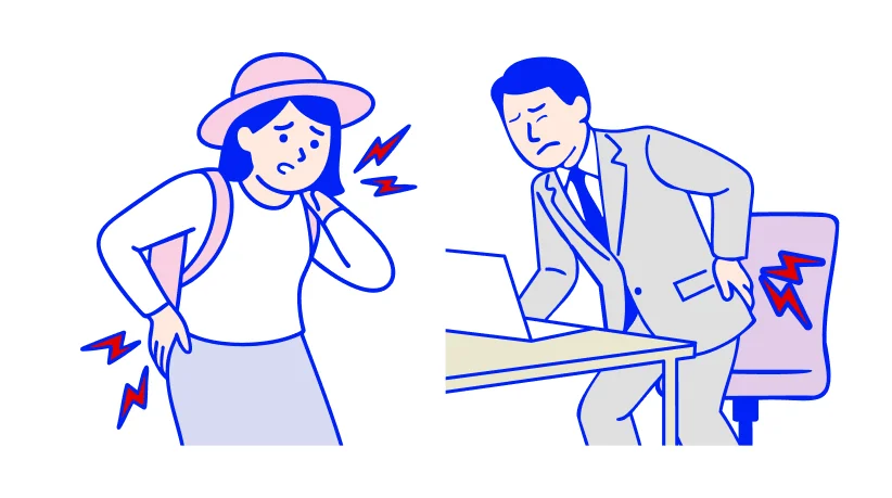 肩痛のイラスト